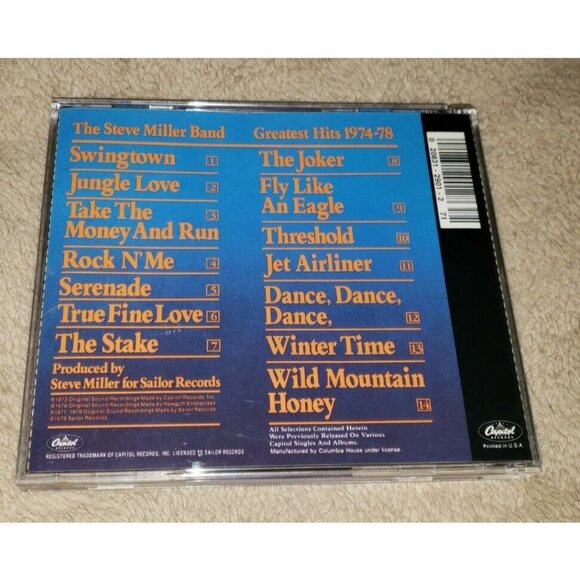STEVE MILLER BAND cd Greatest Hits 1974-78 - Picture 2 of 5